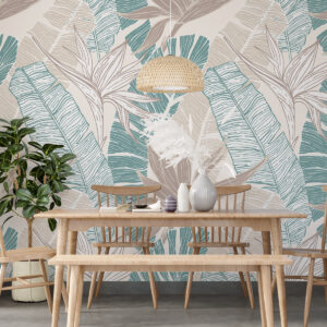 3 PCS 40X120cm Bedroom Wall Stickers Home Wallpaper Decals