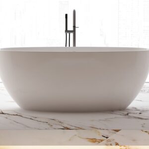 1.2 meter Long Acrylic One-Piece Freestanding Bathtub for Home Use